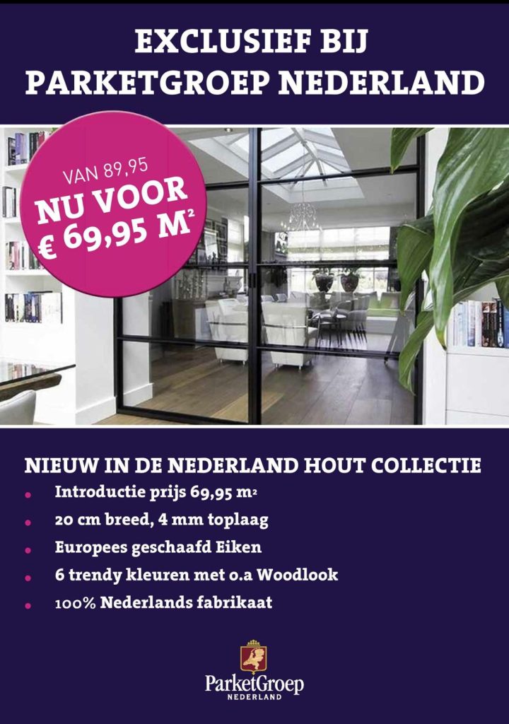 Houten vloer in de aanbieding Vloerenstudio Amstelveen